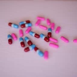 A pile of OTC pills.